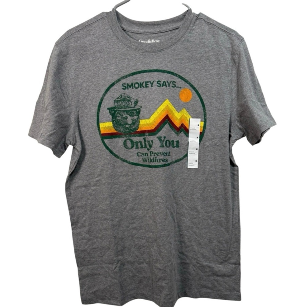 Goodfellow & Co‎ Gray Smokey Bear T-Shirt